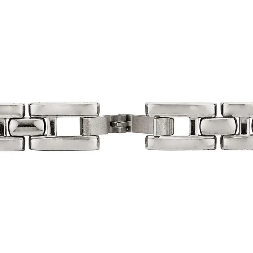 Crystal Women's Watch & Bracelet Set In Stainless Steel