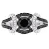 1 3/8 Ct. Tw. Black & White Diamond Ring In 10K White Gold