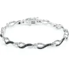 1/4 Ct. Tw. Black Diamond Bracelet In Sterling Silver