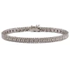1/2 Ct. Tw. Diamond Bracelet In Sterling Silver