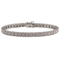 1/2 Ct. Tw. Diamond Bracelet In Sterling Silver