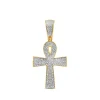 1/2 Ct. Tw. Diamond Cross Pendant In 10K Yellow Gold