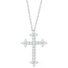 1/4 Ct. Tw. Diamond Cross Pendant In