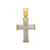 5/8 Ct. Tw. Diamond Cross Pendant In 10K Yellow Gold