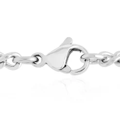 3/8 Ct. Tw. Diamond Cross Pendant In Stainless Steel