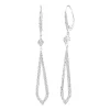 3/8 Ct. Tw. Diamond Dangle Earrings In 10K White Gold
