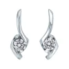 1/5 Ct. Tw. Diamond Drop Earrings In 14K White Gold