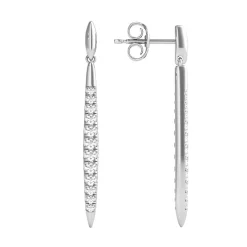 1/2 Ct. Tw. Diamond Earrings In 10K White Gold