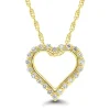 1/10 Ct. Tw. Diamond Heart Pendant In 10K Yellow Gold