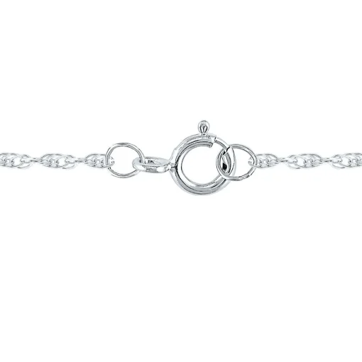1/10 Ct. Tw. Diamond Heart Pendant In 10K White Gold