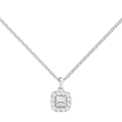 1/4 Ct. Tw. Diamond Illusion Halo Pendant In