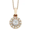 1/4 Ct. Tw. Diamond Illusion Pendant