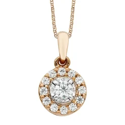 1/4 Ct. Tw. Diamond Illusion Pendant