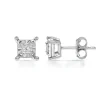 1/4 Ct. Tw. Diamond Illusion Stud Earrings In 10K White Gold