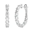 2 1/2 Ct. Tw. Diamond Inside-Out Hoop Earrings In 14K White Gold
