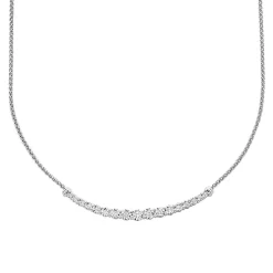 1/4 Ct. Tw. Diamond Necklace In Sterling Silver
