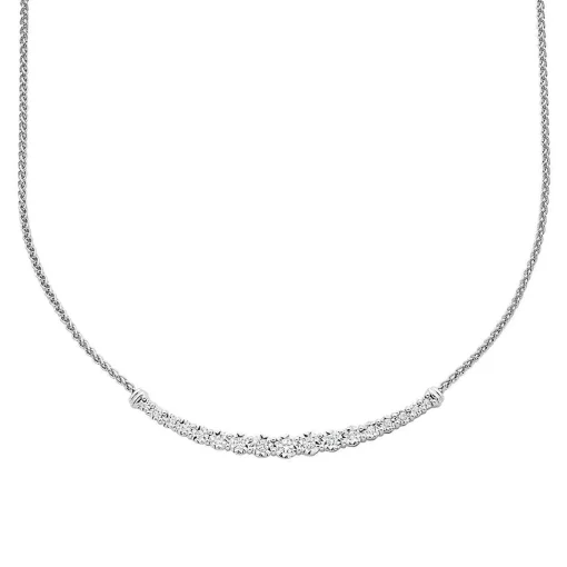 1/4 Ct. Tw. Diamond Necklace In Sterling Silver