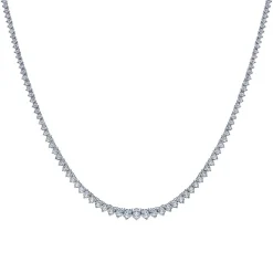 4 Ct. Tw. Diamond Necklace In 14K White Gold