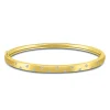 1/3 Ct. Tw. Diamond Oval Hinged Bracelet In 10K Yellow Gold
