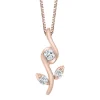 1/10 Ct. Tw. Diamond Pendant In 10K Rose Gold