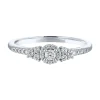 1/4 Ct. Tw. Diamond Promise Ring In Sterling Silver