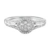 1/4 Ct. Tw. Diamond Promise Ring In Sterling Silver