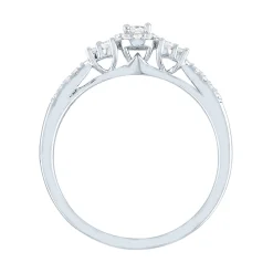 1/4 Ct. Tw. Diamond Promise Ring In Sterling Silver
