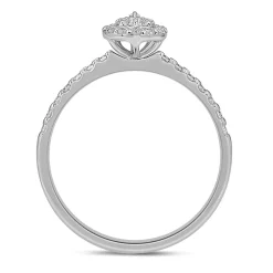 1/3 Ct. Tw. Diamond Promise Ring In 10K White Gold