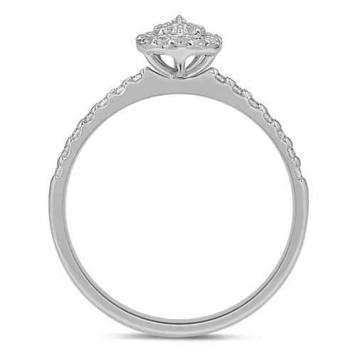 1/3 Ct. Tw. Diamond Promise Ring In 10K White Gold