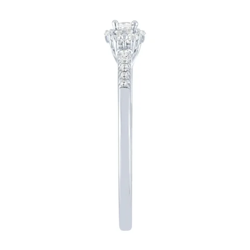 1/4 Ct. Tw. Diamond Promise Ring In Sterling Silver