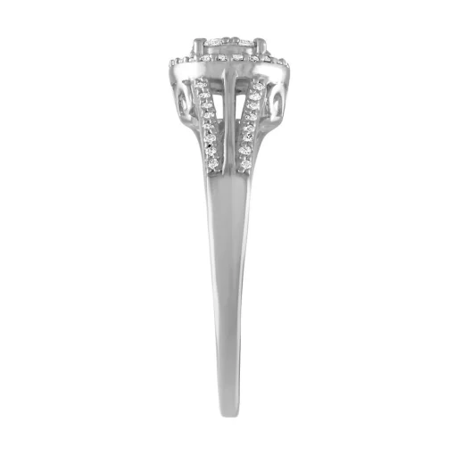1/4 Ct. Tw. Diamond Promise Ring In Sterling Silver