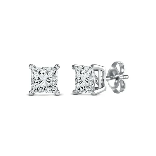1 Ct. Tw. Diamond 4-Prong Stud Earrings In 14K Gold