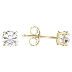 3/4 Ct. Tw. Diamond 4-Prong Stud Earrings In 14K Yellow Gold