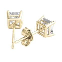 1 Ct. Tw. Diamond 4-Prong Stud Earrings In 14K Yellow Gold