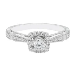 1/3 Ct. Tw. Diamond Ring In 10K White Gold