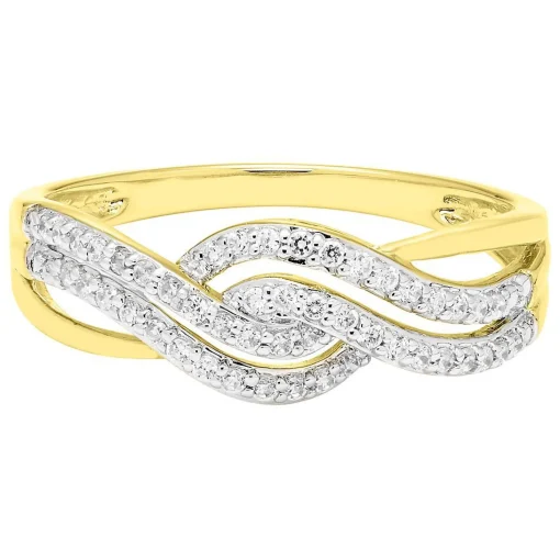 1/4 Ct. Tw. Diamond Ring In 10K Yellow Gold