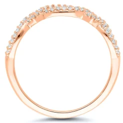 1/7 Ct. Tw. Diamond Ring In 10K Rose Gold