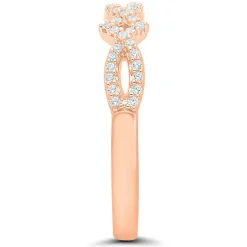 1/7 Ct. Tw. Diamond Ring In 10K Rose Gold