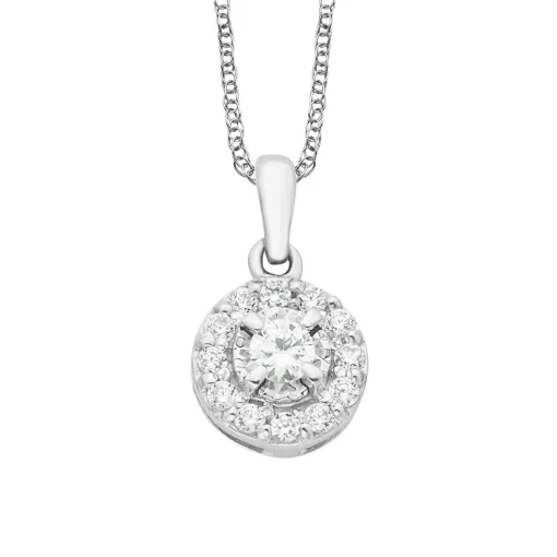1/4 Ct. Tw. Diamond Solitaire Pendant In