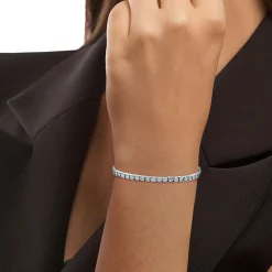1/5 Ct. Tw. Diamond Tennis Bracelet In Sterling Silver