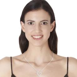 3/4 Ct. Tw. Lab Grown Diamond Heart Pendant In 14K White Gold
