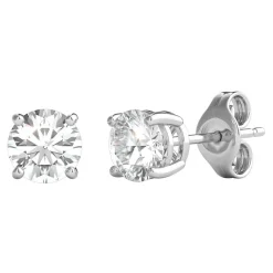 3/4 Ct. Tw. Ultima Diamond 4-Prong Stud Earrings In 14K White Gold