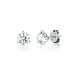 1/2 Ct. Tw. Ultima Diamond 3-Prong Stud Earrings In 14K White Gold