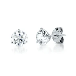 3/4 Ct. Tw. Ultima Diamond 3-Prong Stud Earrings In 14K White Gold