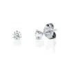 1/4 Ct. Tw. Ultima Diamond 3-Prong Stud Earrings In 14K White Gold