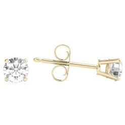 1/2 Ct. Tw. Ultima Diamond 4-Prong Stud Earrings In 14K Yellow Gold