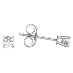 1/4 Ct. Tw. Ultima Diamond 4-Prong Stud Earrings In 14K White Gold
