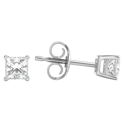 1/2 Ct. Tw. Ultima Diamond 4-Prong Stud Earrings In 14K White Gold