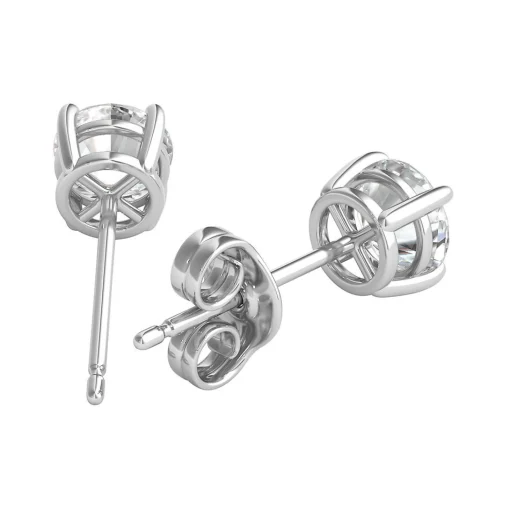 3/4 Ct. Tw. Ultima Diamond 4-Prong Stud Earrings In 14K White Gold