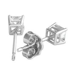 1/2 Ct. Tw. Ultima Diamond 4-Prong Stud Earrings In 14K White Gold